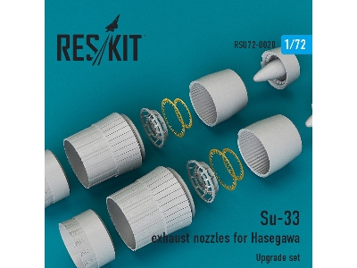 Su-33 Exhaust Nozzles For Hasegawa - image 1