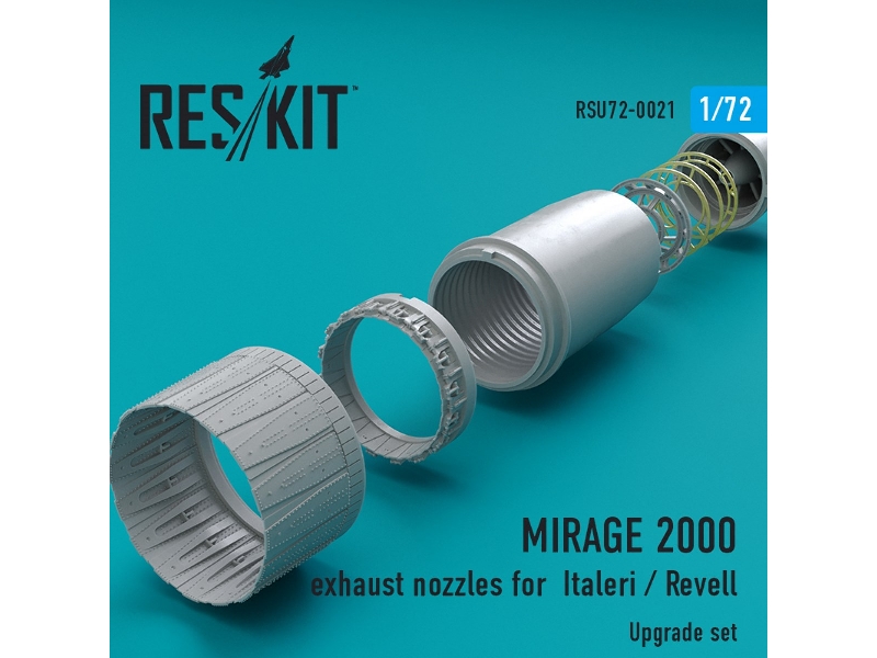 Mirage 2000 Exhaust Nozzles For Italeri / Revell - image 1