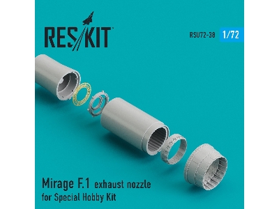 Mirage F.1 Exhaust Nozzle For Special Hobby Kit - image 1