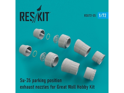 Su-35 Parking Position Exhaust Nozzles For Great Wall Hobby Kit - image 1