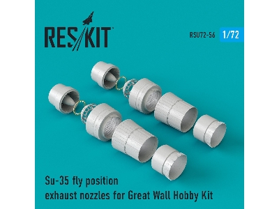 Su-35 Fly Position Exhaust Nozzles For Great Wall Hobby Kit - image 1