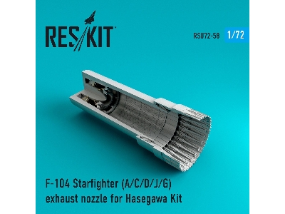 F-104 Starfighter (A/C/D/J/G) Exhaust Nozzle For Hasegawa Kit - image 1