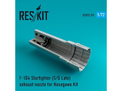 F-104 Starfighter (S/G Late) Exhaust Nozzle For Hasegawa Kit - image 1
