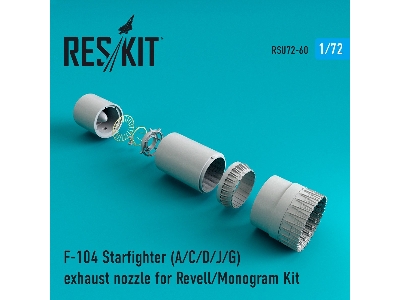 F-104 Starfighter (A/C/D/J/G) Exhaust Nozzle For Revell/Monogram Kit - image 2
