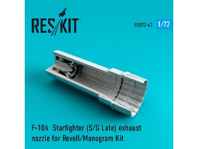 F-104 Starfighter (S/G Late) Exhaust Nozzle For Revell/Monogram Kit - image 1