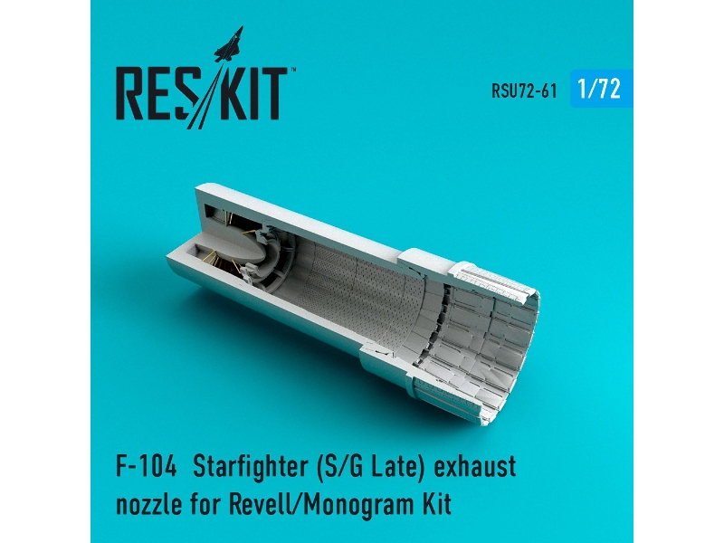 F-104 Starfighter (S/G Late) Exhaust Nozzle For Revell/Monogram Kit - image 1