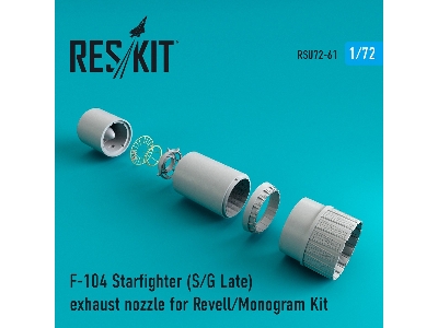 F-104 Starfighter (S/G Late) Exhaust Nozzle For Revell/Monogram Kit - image 2