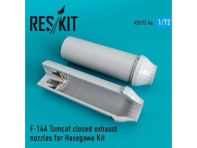 F-14a Tomcat Closed Exhaust Nozzles For Hasegawa Kit - image 1