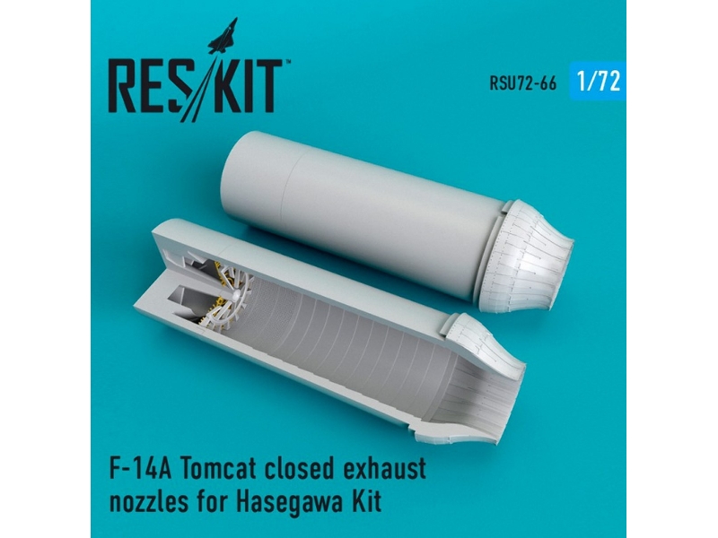 F-14a Tomcat Closed Exhaust Nozzles For Hasegawa Kit - image 1