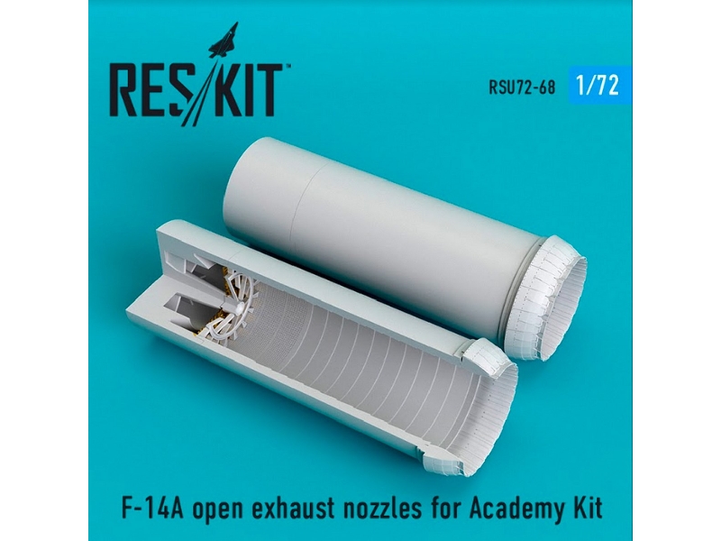 F-14a Open Exhaust Nozzles For Academy Kit - image 1
