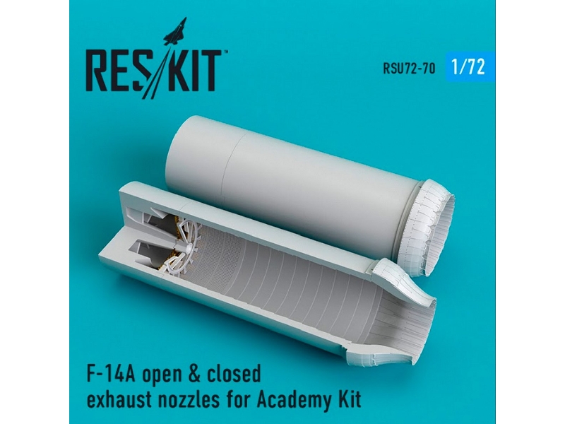 F-14a Openand Closed Exhaust Nozzles For Academy Kit - image 1