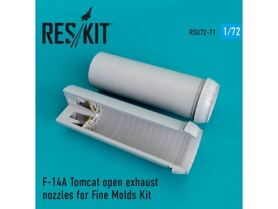 F-14a Tomcat Open Exhaust Nozzles For Fine Molds Kit - image 1