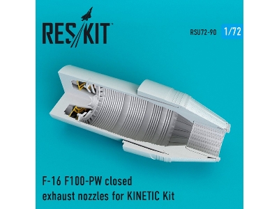 F-16 F100-pw Closed Exhaust Nozzles For KinetiC Kit - image 1
