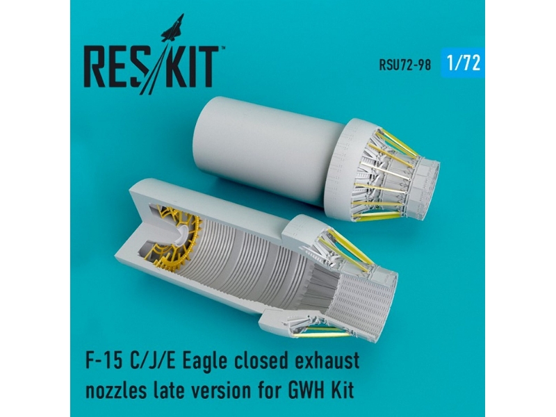 F-15 C/J/E Eagle Closed Exhaust Nozzles Late Version For Gwh Kit - image 1