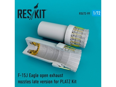 F-15j Eagle Open Exhaust Nozzles For Platz Kit - image 1