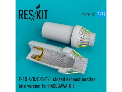 F-15 A/B/C/D/E/J Closed Exhaust Nozzles Late Version For Hasegawa Kit - image 1