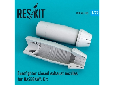 Eurofighter Closed Exhaust Nozzles For Hasegawa Kit - image 1