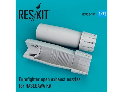 Eurofighter Open Exhaust Nozzles For Hasegawa Kit - image 1