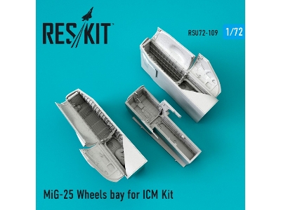 Mig-25 Wheels Bay For Icm Kit - image 1