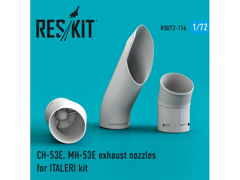 Ch-53e, Mh-53e Exhaust Nozzles For Italeri Kit - image 1