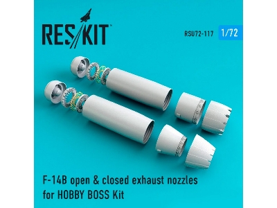 F-14 B/D Open & Closed Exhaust Nozzles For Hobby Boss Kit - image 1