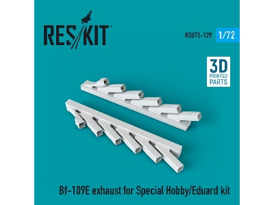 Bf-109e Exhaust For Special Hobby/Eduard Kit - image 1