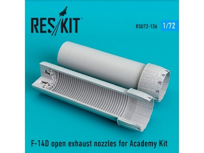 F-14d Open Exhaust Nozzles For Academy Kit - image 1