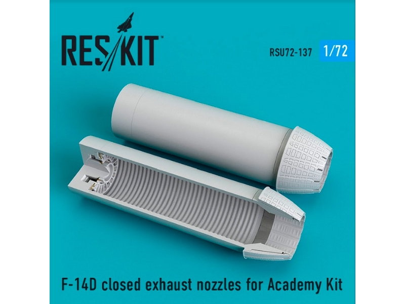 F-14d Closed Exhaust Nozzles For Academy Kit - image 1