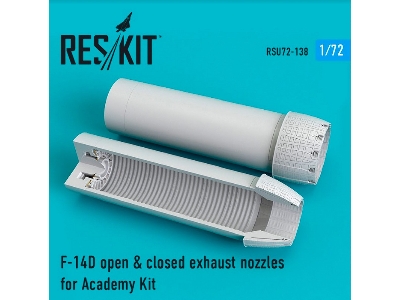 F-14d Open And Closed Exhaust Nozzles For Academy Kit - image 1