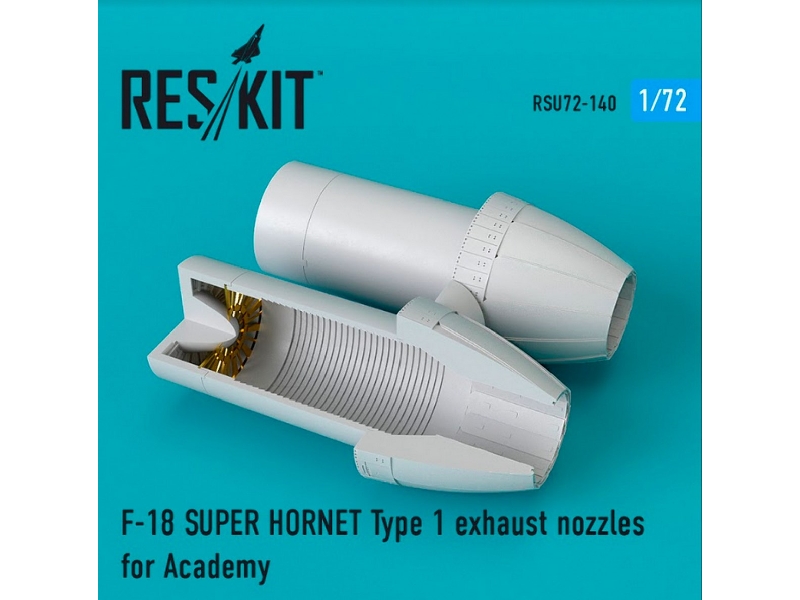F-18 Super Hornet Type 1 Exhaust Nozzles For Academy - image 1