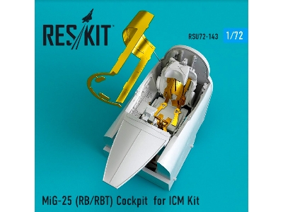 Mig-25 Rb/ Rbt Cockpit For Icm Kit - image 1