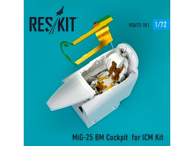 Mig-25 Bm Cockpit For Icm Kit - image 1