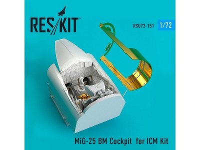 Mig-25 Bm Cockpit For Icm Kit - image 2