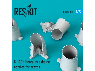 C-130h Hercules Exhaust Nozzles For Zvezda Kit - image 1