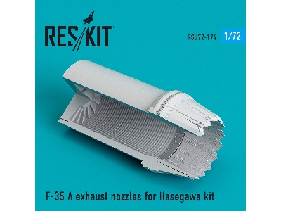 F-35 A Exhaust Nozzles For Hasegawa Kit - image 1