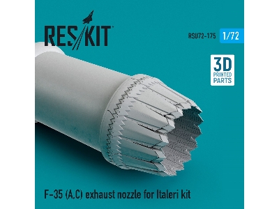 F-35 (A,c) Lightning Ii Exhaust Nozzle For Italeri Kit - image 1