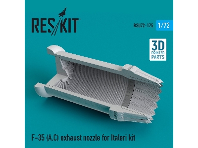 F-35 (A,c) Lightning Ii Exhaust Nozzle For Italeri Kit - image 2