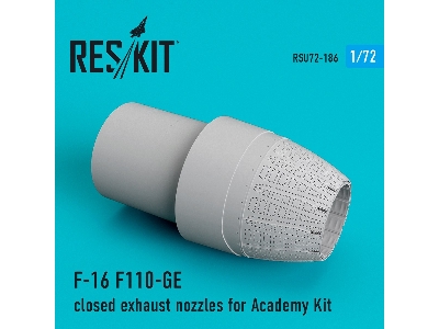 F-16 F110-ge Close Exhaust Nozzles For Academy Kit - image 1