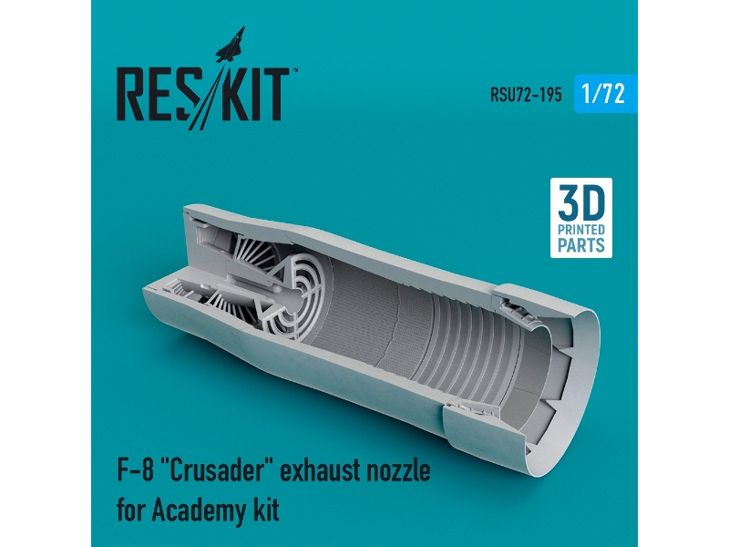 F-8 Crusader Exhaust Nozzle For Academy Kit - image 1