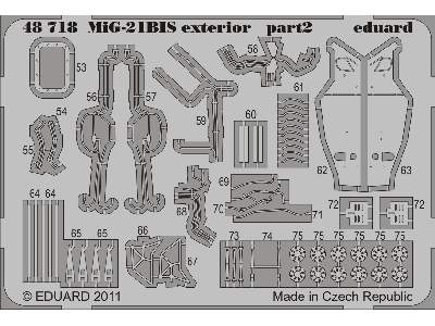 MiG-21BIS exterior 1/48 - Eduard - image 3