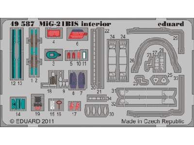 MiG-21BIS interior S. A. 1/48 - Eduard - image 1