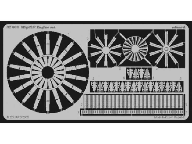 MiG-21F engine 1/32 - Trumpeter - image 1