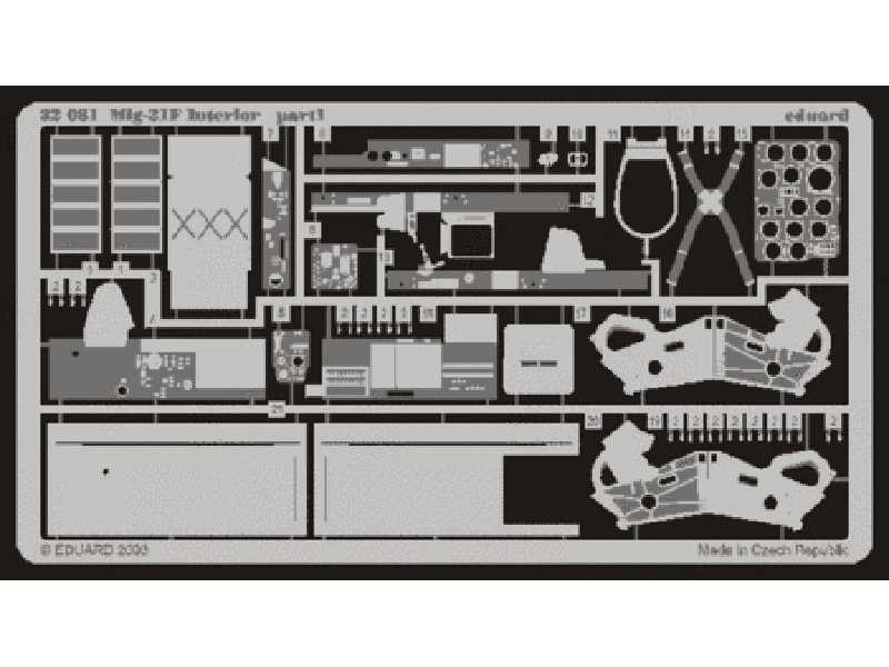 MiG-21F interior 1/32 - Trumpeter - image 1