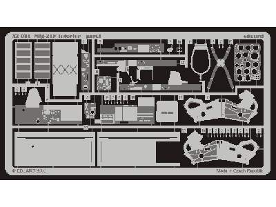 MiG-21F interior 1/32 - Trumpeter - image 2