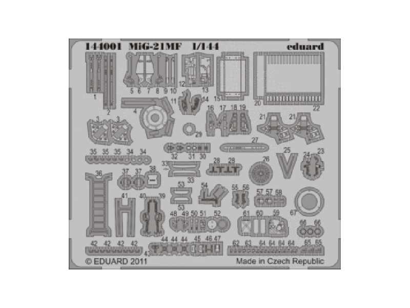 MiG-21MF 1/144 - Eduard - image 1