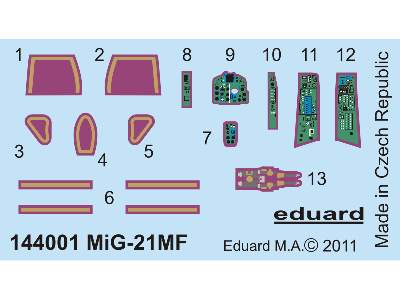 MiG-21MF 1/144 - Eduard - image 3
