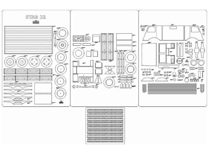 Star 21 - Szkielet, Detale, Siatki, Bieżniki - image 1