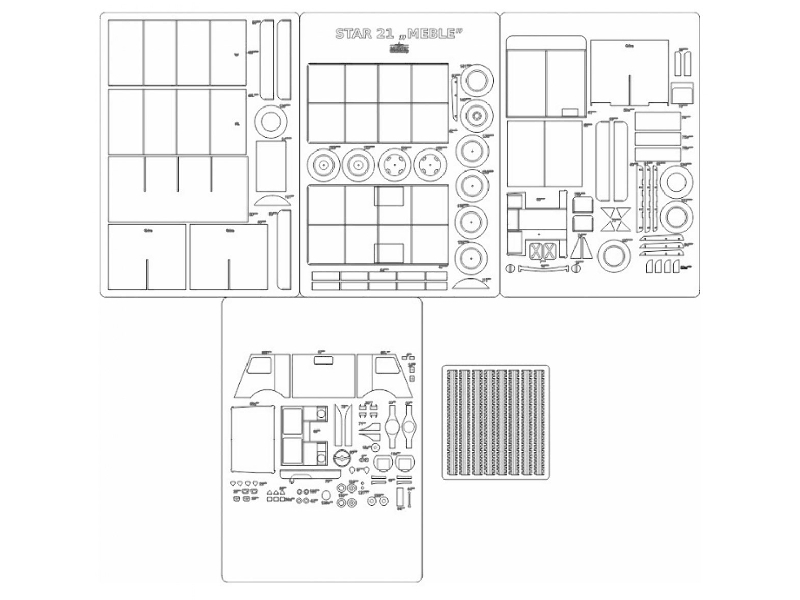Star 21 Meblowóz - Szkielet, Detale, Siatki, Bieżniki - image 1