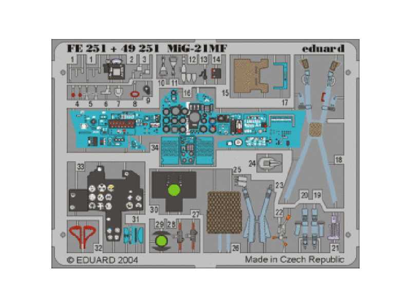 MiG-21MF 1/48 - Academy Minicraft - image 1