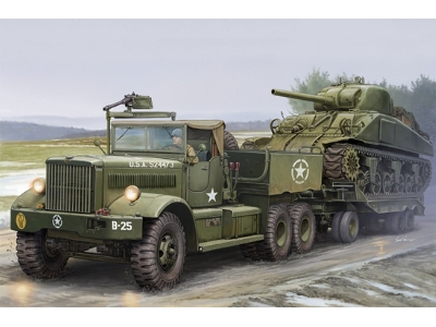 Us M19 Tank Transporter With Soft Top Cab - image 1